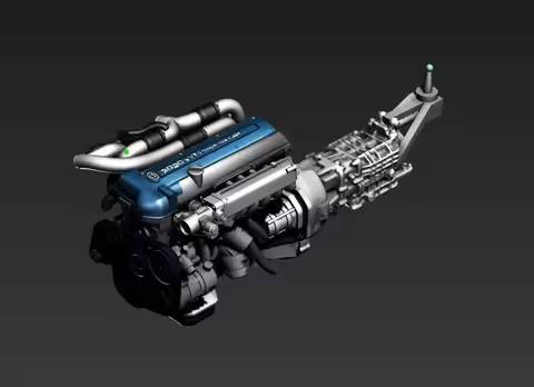 1/24 1/18 Japan Car Toyo Model Engine 2Jz Supra Garage Scene Decor
