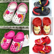 P-aui Crocs Led Kids Unisex Batman, Marvel, Unicorn and Cars Mcqueen super Cool