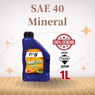 MO2 MK13 4T SAE 40 MINERAL MOTORCYCLE ENGINE OIL (1 LITRE)
