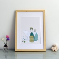 Plastic Material Picture Frame Wall Mounted A3 A4 Paper Drawing Frame 4K 8K Empty Frame Sketch Oil P