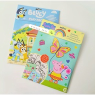 Istanbao Small Things|Bluey Bluey Miaomiao Dog Blippe Pig Children Stickers Drawing Coloring Picture