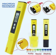 Alat ukur PH meter digital AU001 KUNING untuk hidroponik laboratorium praktikum PERIKANAN aquascape