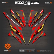 UV TRANSPARENT STRIPING MIO M3 125 IP 45 YAMAHA M3/Z/S 125 CLEAR MATERIAL STICKER MIO 125 2014