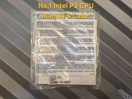 CPU Manual (Intel P2, P3, P4, M, AMD Athlon, AMD K6)
