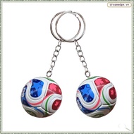 [dreamedge] 2PCS Soccer Keychain  2026 Soccer Ball Keychain and Football Keychain Soccer Accessories