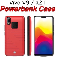 Vivo V9 / Y85/ X21 Powercase 6800mAh Powerbank Power Bank Case Battery External