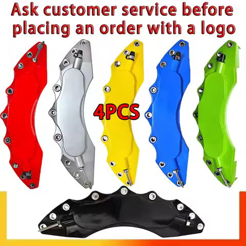 4 pieces of M+L General Motors disc brake calipers, red brake pads, 3D style brakes and brakes, suit