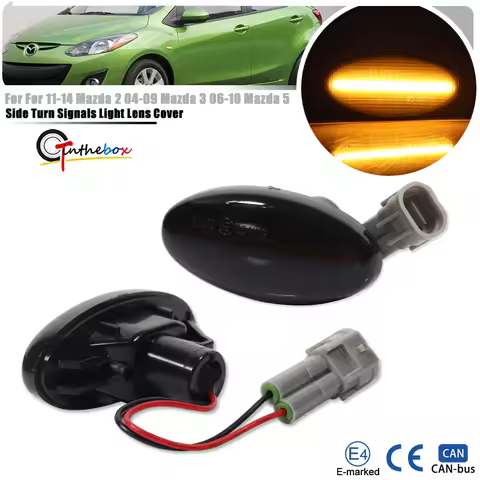 Led Dynamic Turn Signal Light Side Marker Repeater Sequential Lamp Indicator Blinker For Mazda 2 3 5