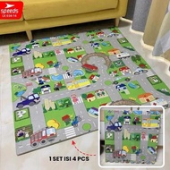 Speeds Evamat Family Mat 60X60Cm Puzzle Floor Mat Puzzle Carpet Safety Mat 034-14