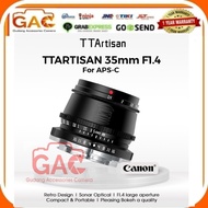 Ttartisan 35mm F1.4 Lens For Canon EOS M Mount