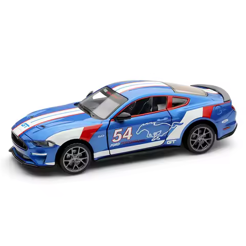 1:32 Mustang GT Latte Style Alloy Car Model Hollywood Same Legendary Sports Car Gifts for Man