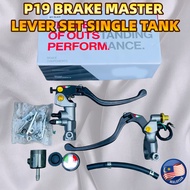 Master Pump Brake Universal P19 Brake Masterpump Brake Clutch Left Right With Tank Brembo1 All Bike 