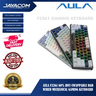 AULA F3261 60% Hot-Swappable RGB Wired Mechanical Gaming Keyboard (61 Keys / 29 RGB Backlit Modes / 
