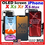 (Support TrueTone) NGS Full Set GX OLED LCD Touch Screen Compatible For iPhone X / iPhone Xr / iPhon