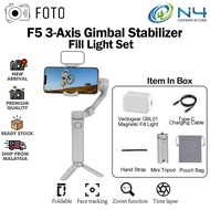 FOTO F5 3-Axis Mobile Phone Gimbal Stabilizer For Phone Vlogging Mobile Smartphone Phone Gimbal Stab