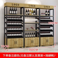 YQ Wine Cabinet Wine Cabinet Wall Bar Wine Cabinet Storage Wrought Iron Display Shelf Wine Glass European Wine Rack