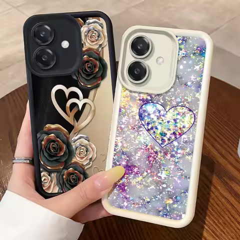For OPPO A40 A40M Case OPPO A5i A3i A20 Phone Case Anti Fall Protection Luxury Fashion Love Heart Bo