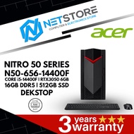 ACER NITRO 50 SERIES N50-656-14400F | CORE i5-14400F | RTX3050 6GB | 16GB DDR5 | 512GB SSD DEKSTOP -