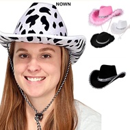 WUXIA Cowgirl Hat Sequin Fashion Cosplay Women Performance Sequin Cowgirl Hats