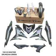 Y15 V2 COVER SET MOTOR RC VDOCTOR PURPLE BLACK STD SE