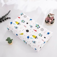 Children's Latex Pillow With Rocket Cartoon Pattern Help Children Sleep Comfortably