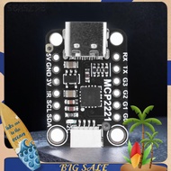MCP2221A General Purpose USB To GPIO ADC I2C USB To GPIO Converter USB To GPIO Module Board for Adaf