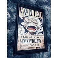 FRAME GAMBAR ONEPIECE A4