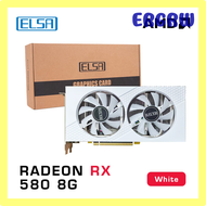 BFBDN Elsa amd rx 580 8gb gddr5 256bit weiß gpu desk computer gaming grafikkarte MHGHG