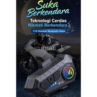 SMARTCOM Y10 Bluetooth Helmet Intercom Qualcomm 5.0 FM Radio two-way intercom and IPX6 waterproof ra