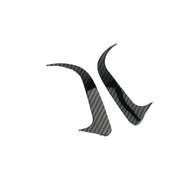 For 16-20 Benz C-Class C205 Coupe Carbon Fiber Style Rear Bumper Wind Knife Fin