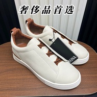 [Luxury First Choice] Zegna Zegna triple stitch Genuine Leather Shoes SECONDSKIN Luxury Business Cas