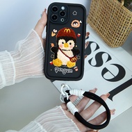 HP New Penguin Embroidery Texture Case Infinix Smart 9 8 Hot 50 Pro Plus Hot 50I 40I Note 30 Pro Ite