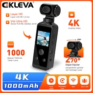 Ekleva 4K Sports Action Camera Pocket Cam (1.3")