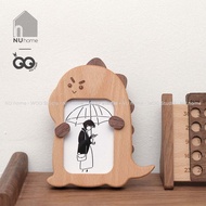 Dinosaur-shaped mini desktop photo frame - Kumo | NU Home | Beautiful natural wooden mini intax phot