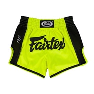 กางเกงมวยไทย Fairtex Boxing Shorts BS1706 Lime Green Color Muay Thai Shorts New Better Satin Fabric