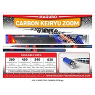 joran tegek carbon maguro ares | 360 | 450 | 540 | 630 | zoom pole |