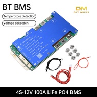 Diy More 4S 8S 100A 200A Smart Bms With Bluetooth And 485 Uart Communication