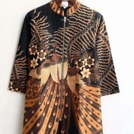 Batik Blouse For Women Work Modern Office Work Blouse Batik Premium Tricot Layer Batik Tops For Wome