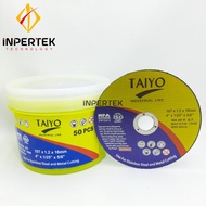 50 Pcs Batu Gerinda 4 in TAIYO Cutting Wheel 4" Gerinda Potong 4 Inch