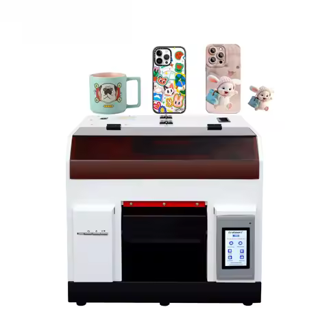 Erasmart A4 L800 Uv Printer Card Pvc Printer Neon Uv Led Printer For Sublimation Pens