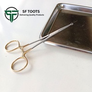 Fixation Ring Clamp 14 cm – Gold Handle Tissue End