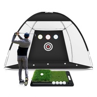 bluesky365-SG Funien Portable Golf Practice Net 10ft Swing Training Set Easy to Up Backyard Driving 