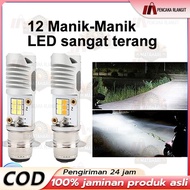 SEAMETAL Super Bright Motorcycle Led Light H6 M5 P15D Motorcycle LED Headlight Bulb Canbus 12V Super