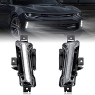 LED Daytime Running Lights Fog Lights for 16-20 Chevy Camaro, KEWISAUTO Headlights DRL Assembly Kit 