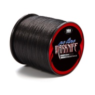 REGJU Warknife 16เส้น PE ถักเปีย1000เมตร20LB-500LB หลายสีเส้นใยญี่ปุ่นน้ำเค็ม/สายเบ็ดตกปลาน้ำจืด BNG