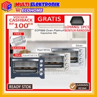 Ecohome Oven Listrik Low Watt Platinum EOP-888 / EOP888 / EOP 888 Original Garansi Resmi