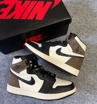 【香港包過驗】全新高幫AJ1 'Dark Mocha' 小倒鉤 原廠Outlet 多碼可選