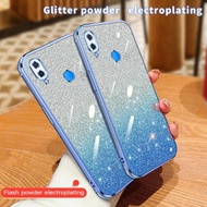 For Huawei Nova 3i Nova3i Case Soft Silicone Edge Plating Bling TPU Phone Case Back Cover