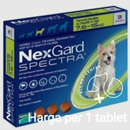 Nexgard Spectra Size M - Original Merial Dog Lice Medicine
