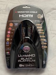 Monster HDMI UltraHD Black Platinum 8ft